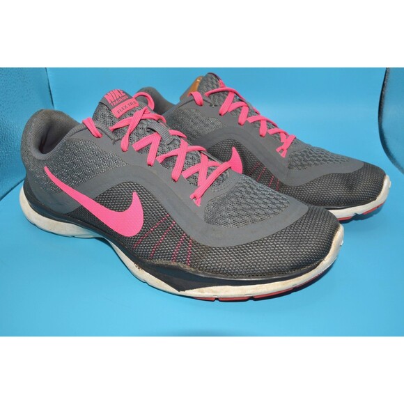 Nike Flex TR 6 Women’s Training Shoes Gray Pink Size 7 US - Picture 1 of 8